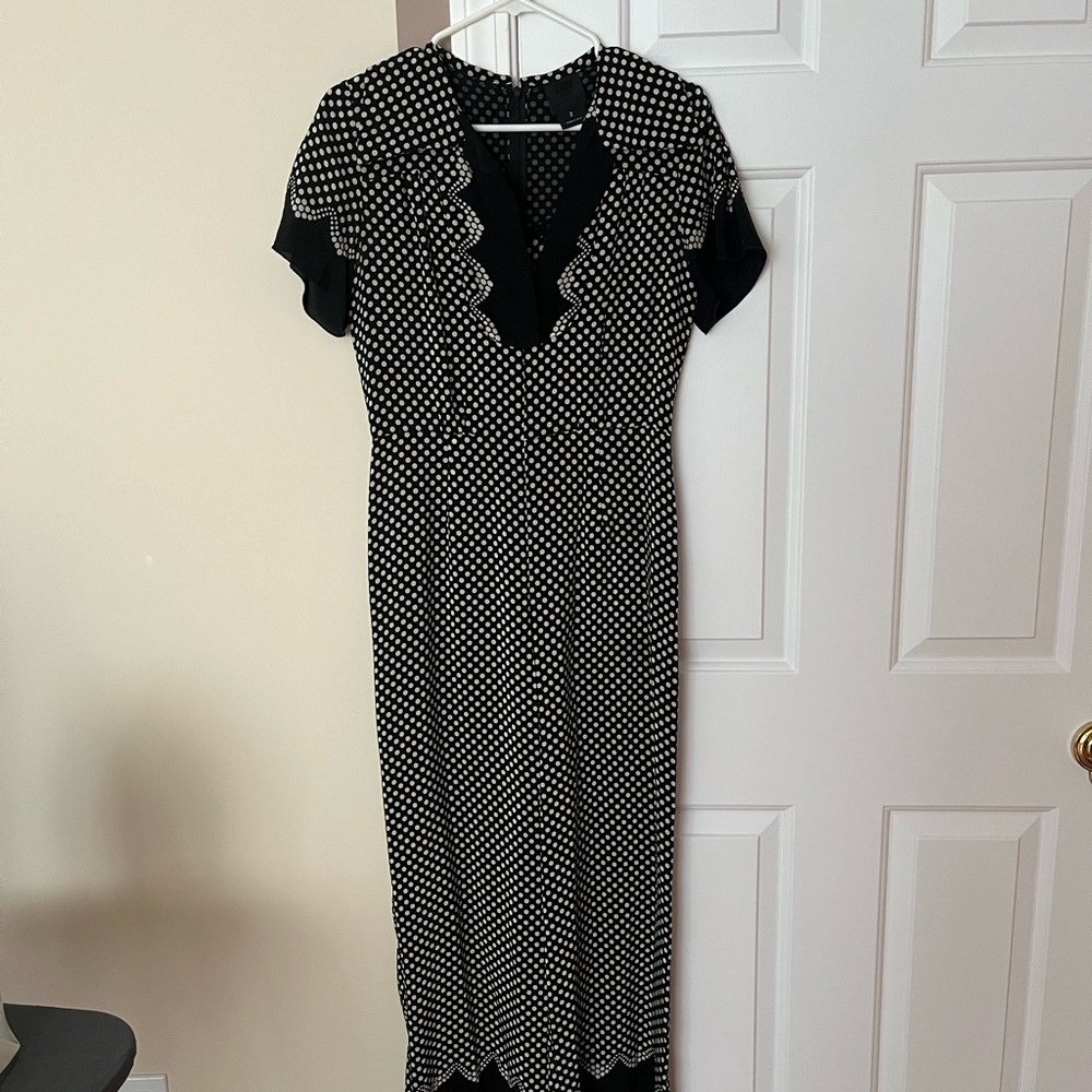 Anna Sui  silk  jumpsuit
